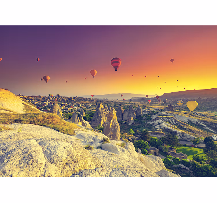 Store enrouleur chambre montgolfières en cappadoce - TenStickers