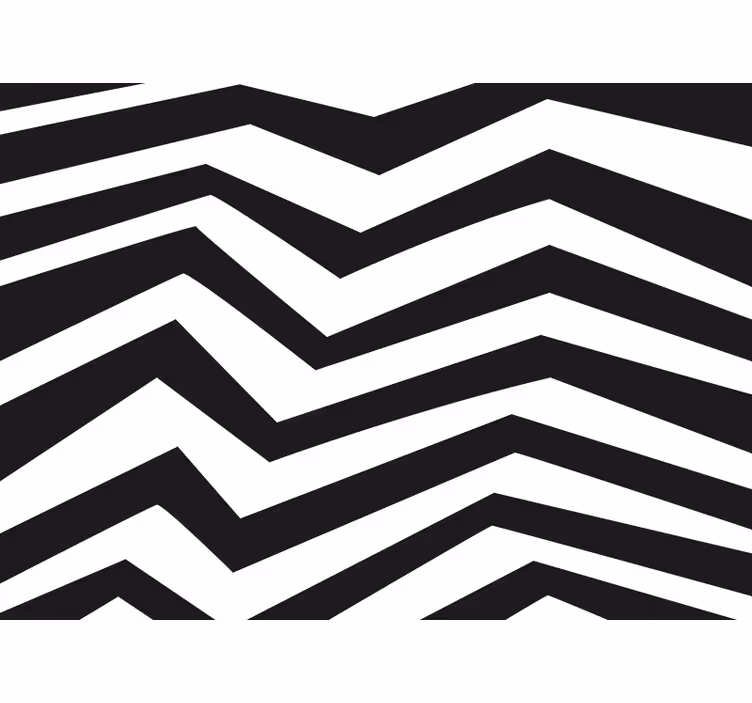 Store enrouleur chambre motif zigzag - TenStickers