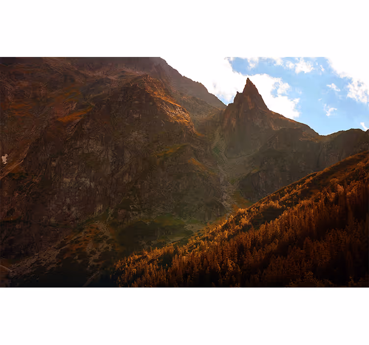 Store enrouleur chambre paysage des tatras polonais - TenStickers