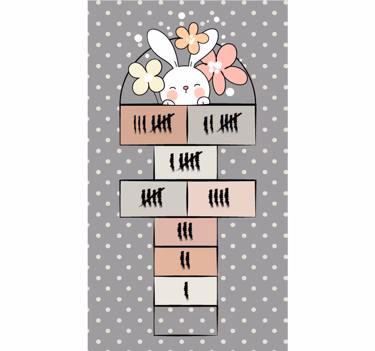 Store enrouleur gris lapin nordique marelle - TenStickers