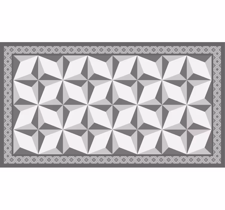 Store enrouleur gris motif géométrique margot - TenStickers