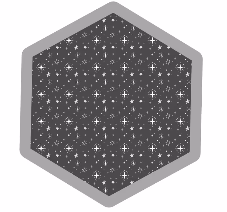 Store enrouleur gris étoiles d'enfants grises lavées - TenStickers