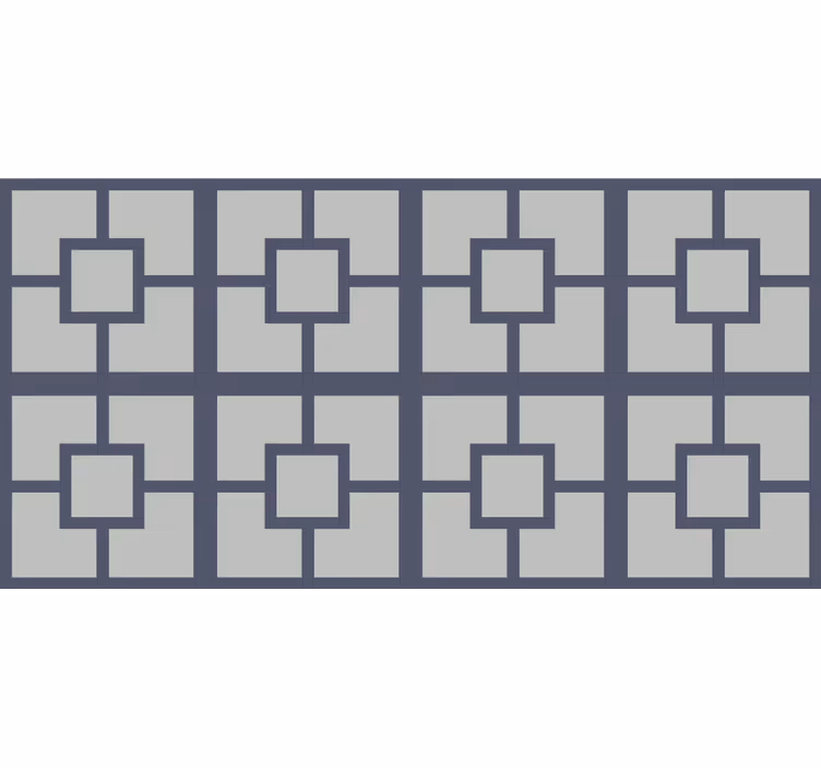 Store enrouleur gris motifs carrés originales - TenStickers