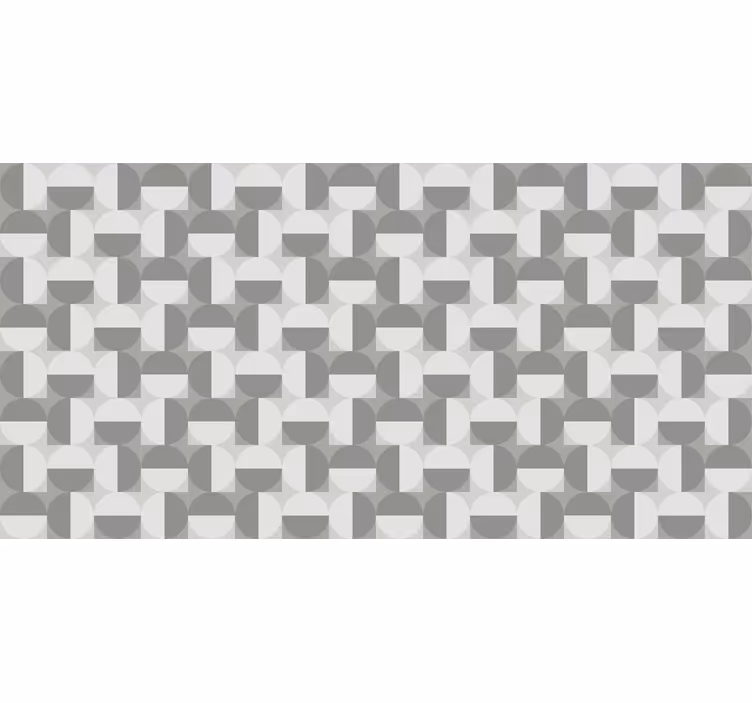 Store enrouleur gris motif cercles gris nordique - TenStickers