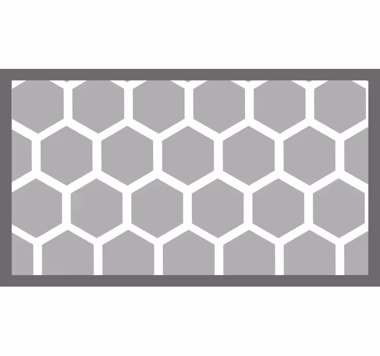 Store enrouleur gris figures géométriques blanches - TenStickers