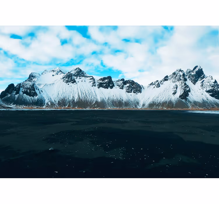 Store enrouleur chambre montagnes de vestrahorn - TenStickers