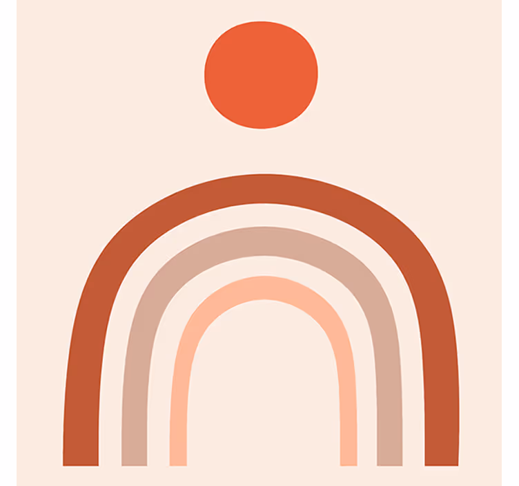 Store enrouleur bureau arc-en-ciel - TenStickers