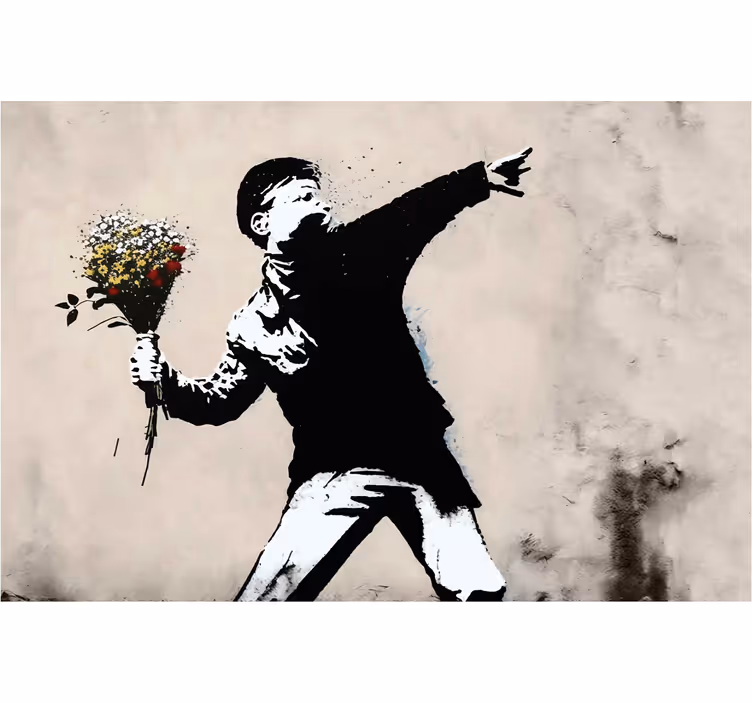 Store enrouleur bureau garçon street art - TenStickers