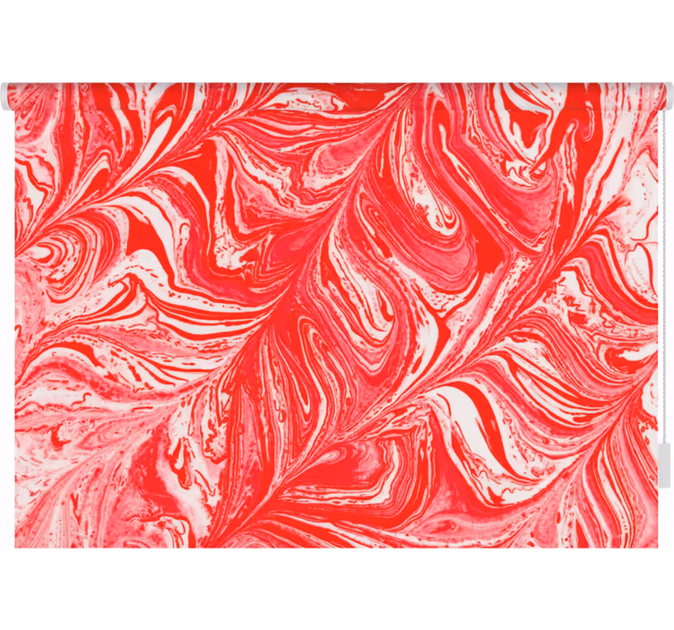 Store enrouleur chambre texture ondulée rouge - TenStickers