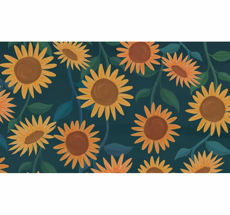 Store enrouleur chambre tournesols - TenStickers