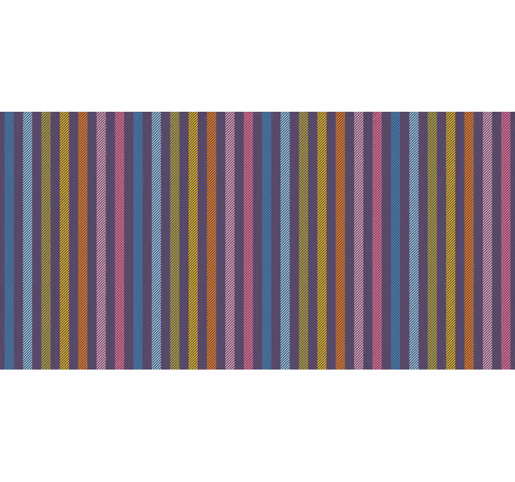 Store enrouleur chambre rayures arc-en-ciel - TenStickers