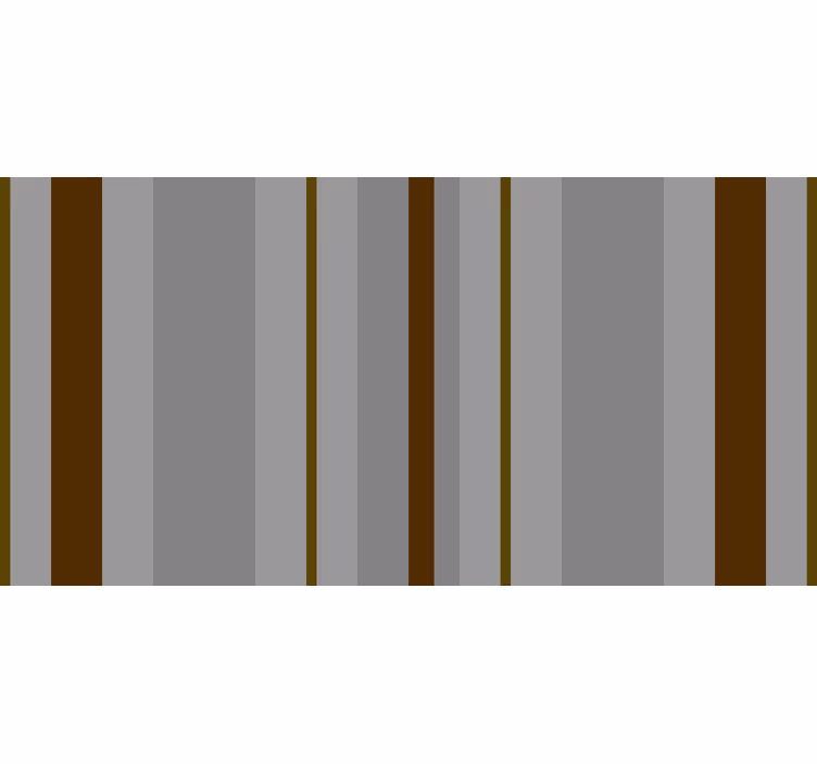 Store enrouleur chambre rayures grises et brunes - TenStickers