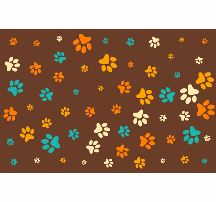 Store enrouleur chambre patte de chien - TenStickers