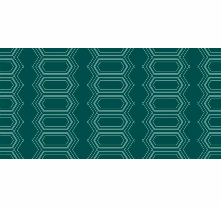 Store enrouleur chambre motif cercles verts géométriques - TenStickers