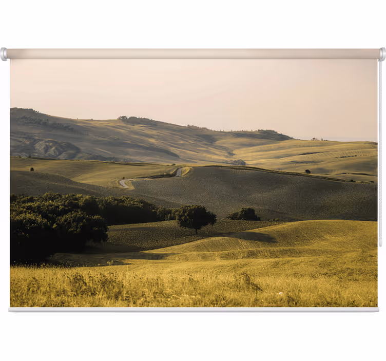 Store enrouleur chambre paysages magnifiques de toscane - TenStickers