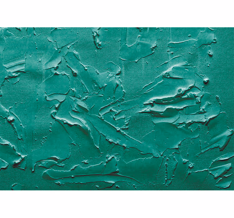 Store enrouleur chambre art abstrait vert scandinave - TenStickers