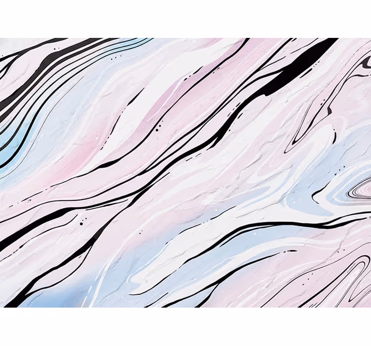 Store enrouleur chambre design marbre abstrait rose noir - TenStickers