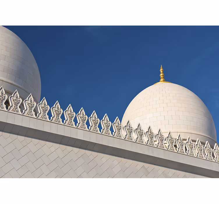 Store enrouleur blanc sheikh zayed des Émirats - TenStickers