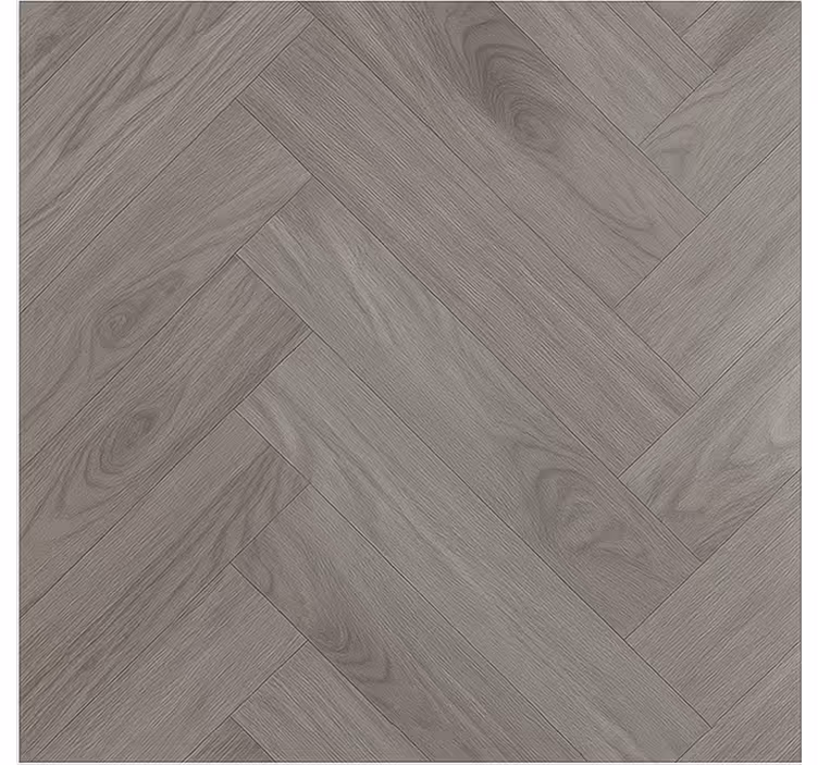 Store enrouleur bureau motif chevron taupe woodward - TenStickers