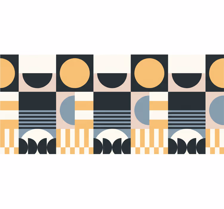 Store enrouleur bureau motif moderne abstrait - TenStickers