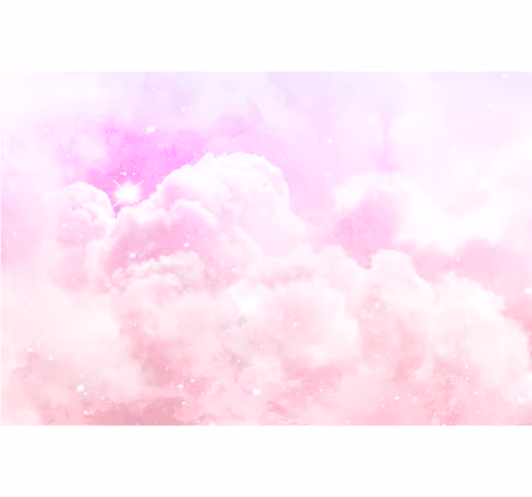 Store enrouleur chambre enfant ciel rose - TenStickers