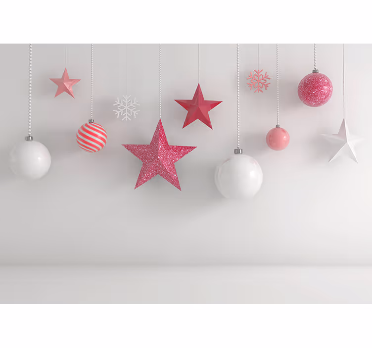 Store enrouleur chambre enfant ballons roses décoratifs - TenStickers