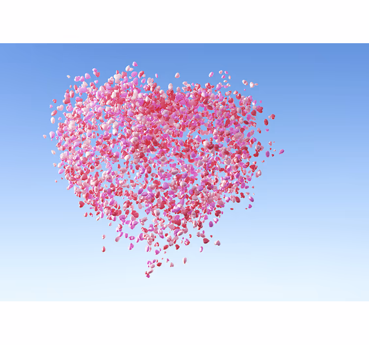 Store enrouleur chambre enfant ballons cœur amour - TenStickers