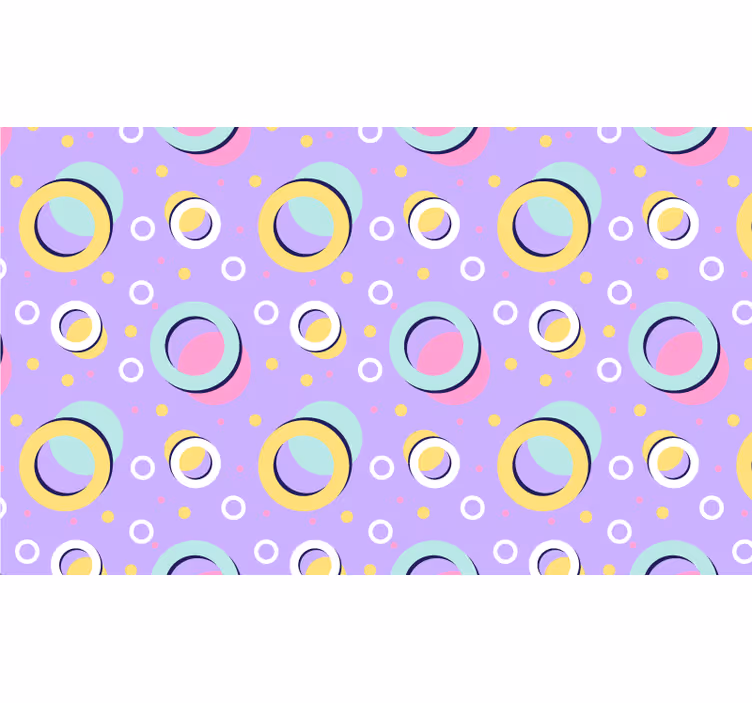 Store enrouleur chambre enfant cercles colorés - TenStickers