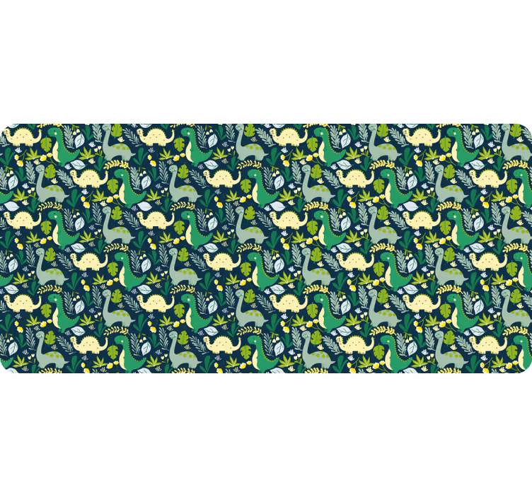 Store enrouleur chambre enfant dinosaures dessinés à la main - TenStickers