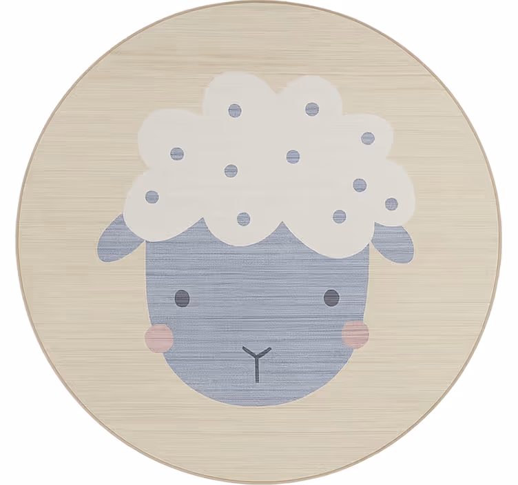 Store enrouleur chambre enfant mouton bébé beige - TenStickers