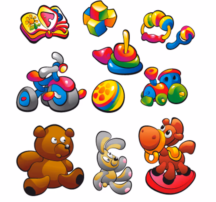 Store enrouleur chambre enfant stickers jouets - TenStickers