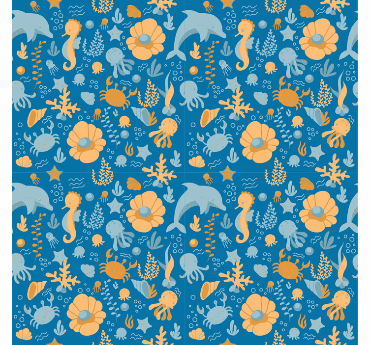Store enrouleur chambre enfant dessin animé marin - TenStickers