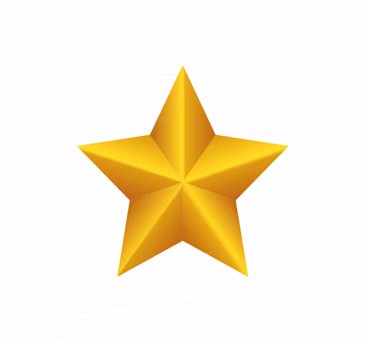 Store enrouleur chambre enfant carreaux étoiles dorées - TenStickers