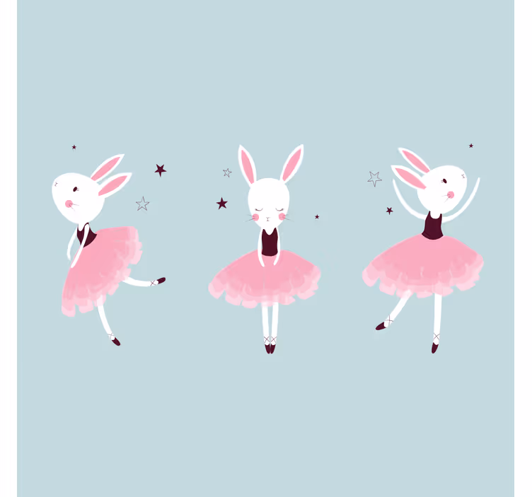 Store enrouleur chambre enfant danseuse rose - TenStickers