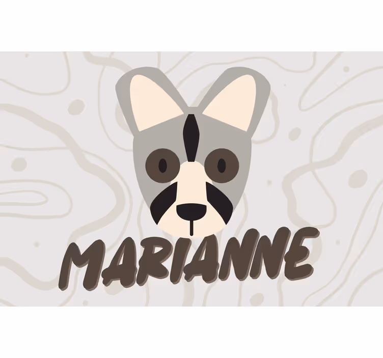 Store enrouleur chambre enfant genette étoilée - TenStickers