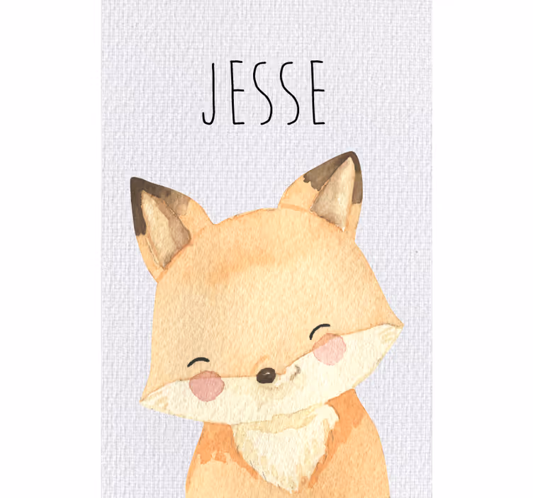 Store enrouleur chambre enfant renard des bois - TenStickers