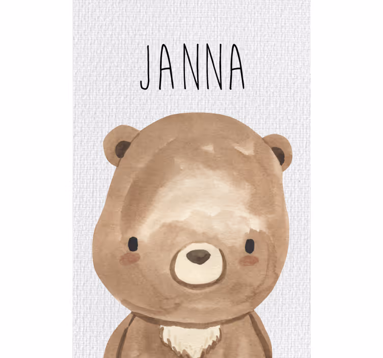 Store enrouleur chambre enfant ourson des bois - TenStickers