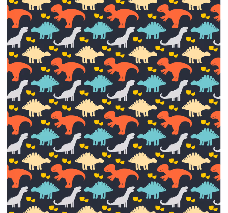 Store enrouleur chambre enfant motifs dinosaures - TenStickers