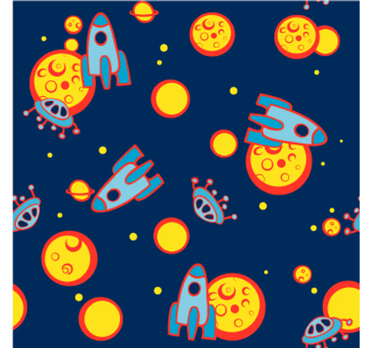 Store enrouleur chambre enfant cosmos enfantin - TenStickers