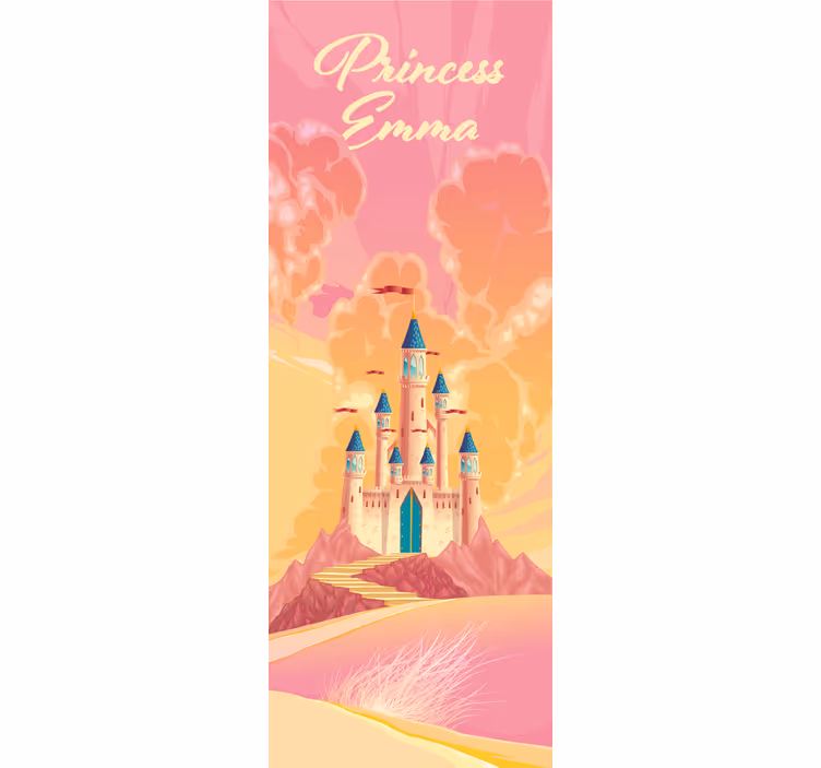 Store enrouleur chambre enfant château féerique 3d - TenStickers