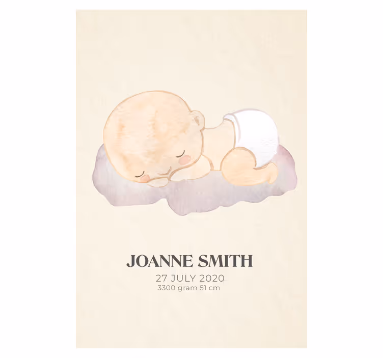 Store enrouleur chambre enfant amour de bébé - TenStickers