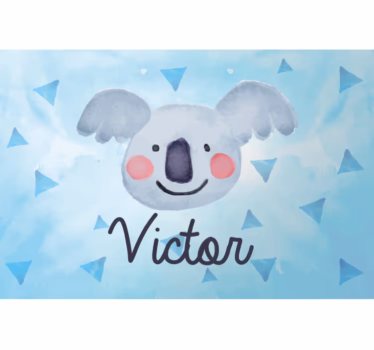 Store enrouleur chambre enfant koala personnalisé - TenStickers
