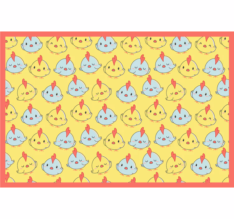 Store enrouleur chambre enfant motif poussin jaune - TenStickers