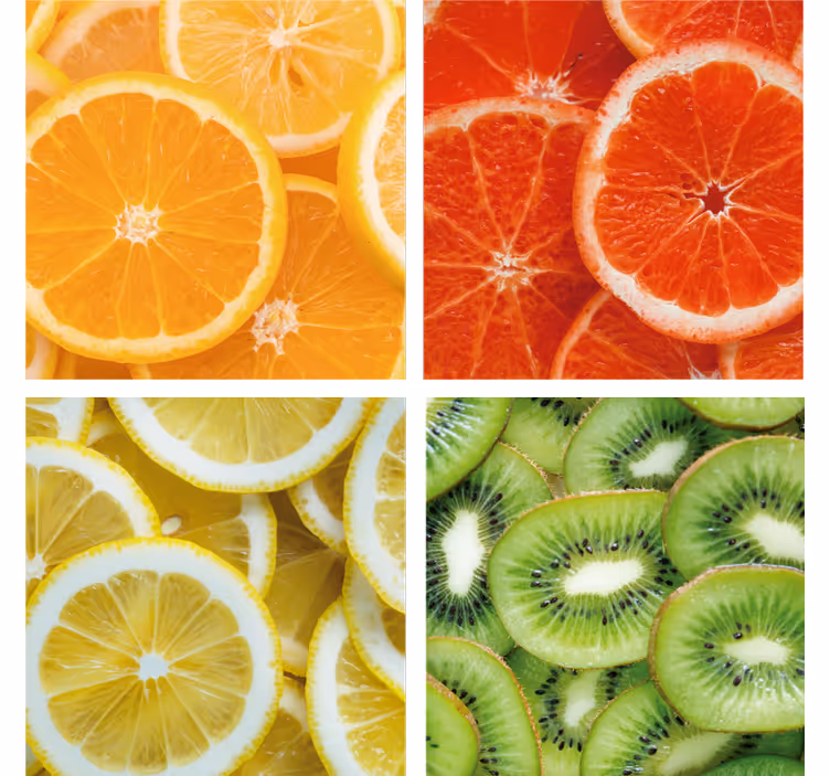 Store enrouleur cuisine fruits citriques - TenStickers
