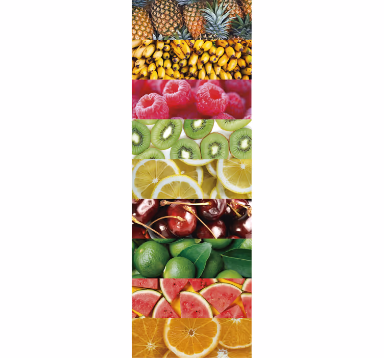 Store enrouleur cuisine textures fruits - TenStickers