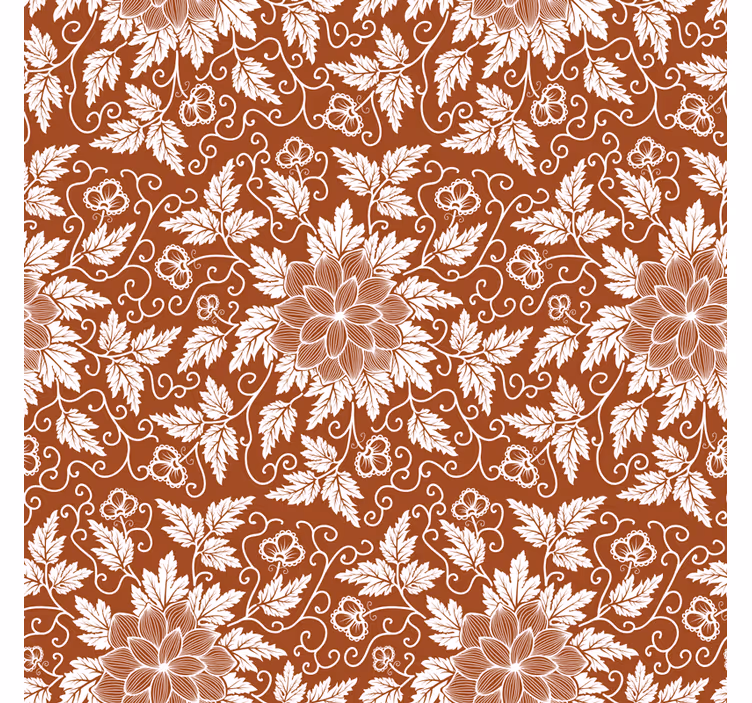Store enrouleur cuisine carreaux paisley fleuris - TenStickers