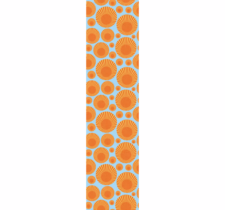 Store enrouleur cuisine 70's soleil réfrigérateur - TenStickers