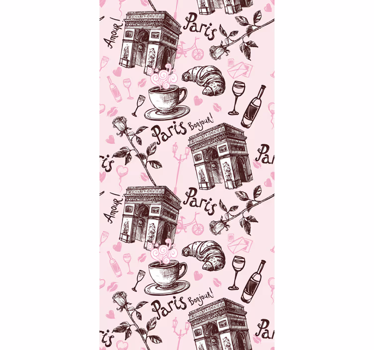 Store enrouleur cuisine ambiance romantique paris - TenStickers