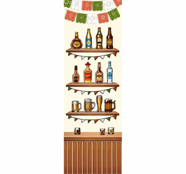 Store enrouleur cuisine vinyle décoratif tequila - TenStickers