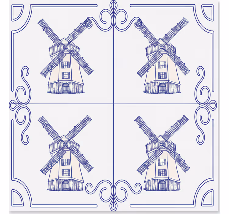 Store enrouleur cuisine design moulins à quatre - TenStickers